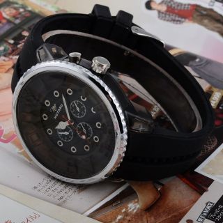 Hotaru LED Silikon Armbanduhr Damenuhr Herrenuhr Sportuhr Trend Style