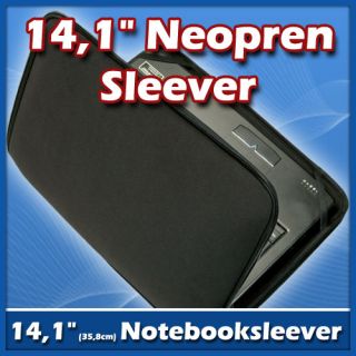 Notebooktasche 14,1 Zoll Tasche schwarz Trend (35,8cm) Laptop