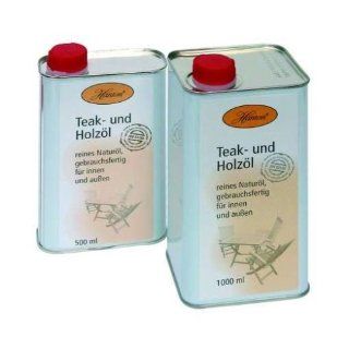 Teakholzöl, Pflegeöl für Teakholz und andere Hölzer, 1000 ml