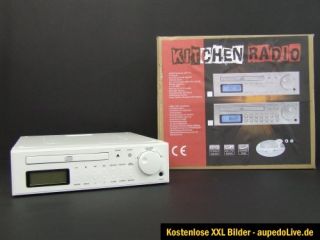 Küchenradio mit CD Player Unterbau Radio Unterbauradio Wecker AM FM