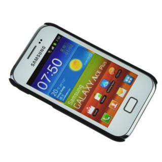 Black Hard Shell Protector Case Cover Skin For Samsung Galaxy Ace Plus
