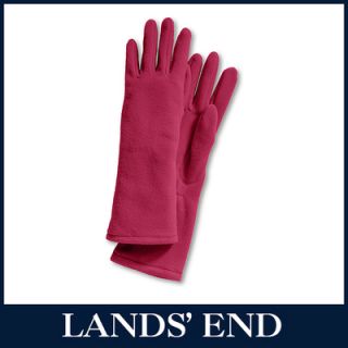 LANDS END Damen ThermaCheck Fleece Handschuhe *Sale*
