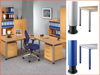 NEU* 80x160cm HAMMERBACHER Büro Schreibtisch Arbeitstisch Büromöbel