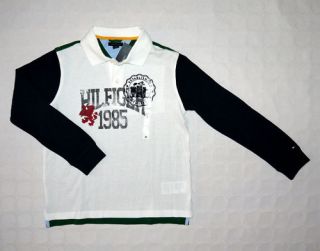 TOMMY HILFIGER Sweatshirt Poloshirt LA Shirt Gr158 NEU