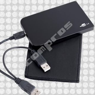 USB 2.0 2.5 HDD IDE externes Festplattengehäuse Alu