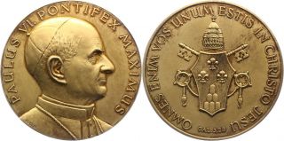 große Silbermedaille 164 g Papst Vatikan Italien Bodlak