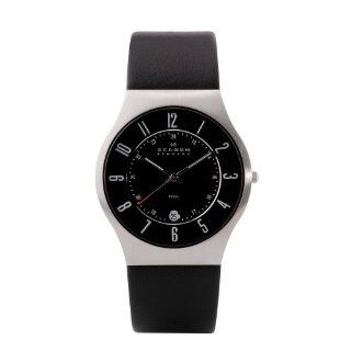 Skagen Herren Armbanduhr XL Analog Quarz Leder 233XXLSLB