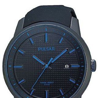 Pulsar Uhren Herren Armbanduhr XL Modern Analog Quarz Kautschuk
