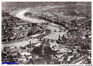 Luftbild Zwinger mit Elbebrücken Nr.171 Foto Nowak Ungelaufen
