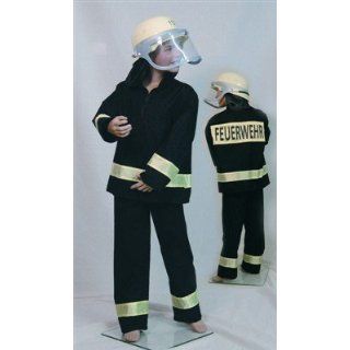 Feuerwehrkostüm Kinder Gr. 104 116 Karneval Kostüm