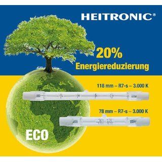 Heitronic ECO Halogenstablampe 80W, R7s, 118mm Elektronik