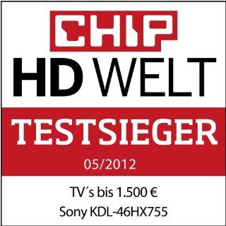Sony Bravia KDL46HX755 117 cm (46 Zoll) 3D LED Backlight Fernseher