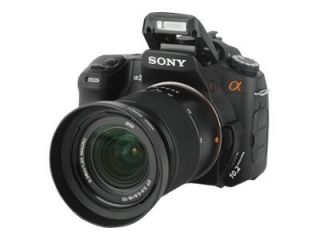 Sony α alpha A200 10,2 MP Digitalkamera   Schwarz Kit mit 18 70 mm