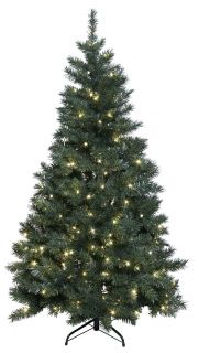 Weihnachtsbaum Tannenbaum 180 cm mit 180 warmweiß LEDs innen + außen