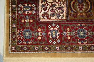 70x140 Kashmir Läufer Teppich Seide Feld Perser Berber