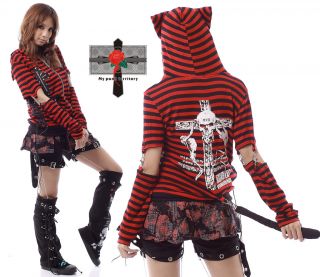 Visual Kei Rockabilly Hell 3WAY Zombie Emo Skirt Pants