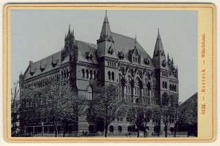 183 Kabinettfoto ca.1890 , Rostock Ständehaus