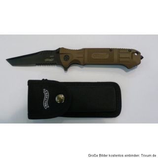 Walther Black TAC Tanto Einhand Taschenmesser Jagdmesser Messer