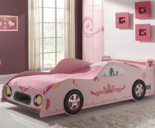 NEU* Traumhaftes Kinderbett Mädchenbett pink lackiert Jugendbett