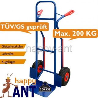 Sackkarre mit Treppenrutsche Transportkarre 200 KG