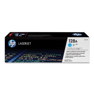 HP CE321A 128A Laserjet Tonerkartusche, cyan Bürobedarf