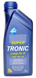 Aral SuperTronic LongLife 3 Motoröl 5W 30   1 Liter