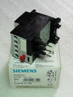 Siemens 3UA7021 0G Ueberlastrelais ovp