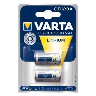 Varta CR 123 A Photo Lithium 1600 mAh Lithium 2er Packvon Varta