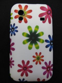 Samsung Galaxy Ace S5830 Cover Schutzhülle Case Hülle Blume grün