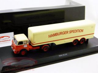 MAN 10.210 LKW Koffersattelzug Hamburger Spedition 143 Schuco