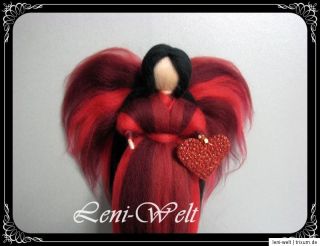 Engel der Liebe Feen Elfe Puppen Tilda Filz Wolle Jahreszeitentisch