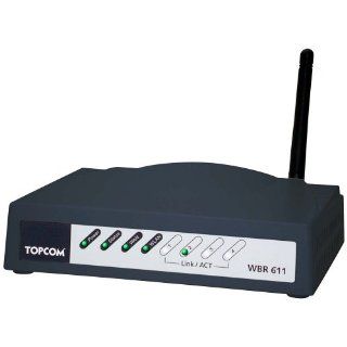 Topcom Skyracer WBR 611 Wireless DSL Router mit 4 Computer