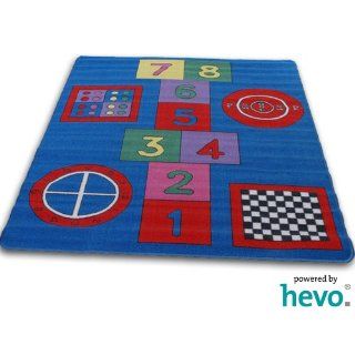 Spiele Mix Kinderteppich Spielteppich blau 133x175 cm 