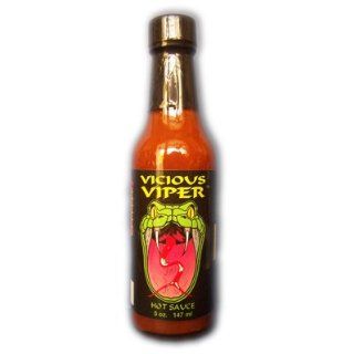 CaJohns Vicious Viper Hot Sauce 147ml Lebensmittel