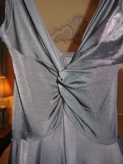 Vtg OLGA Twist Top Sweep Nightgown Gown Lingerie RARE