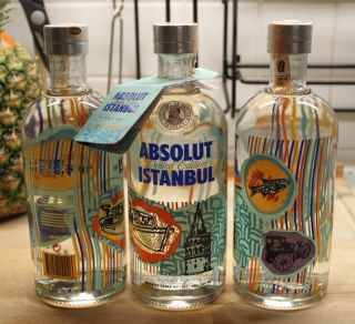 Absolut Vodka Istanbul Limited Edition 70cl 700ml 0,7l full and sealed