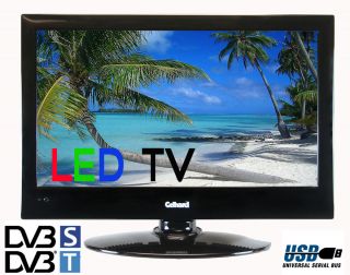 LED TV 19 Zoll 48 cm Gelhard GTV 1928 SAT DVB S DVB T USB 230V 12Volt