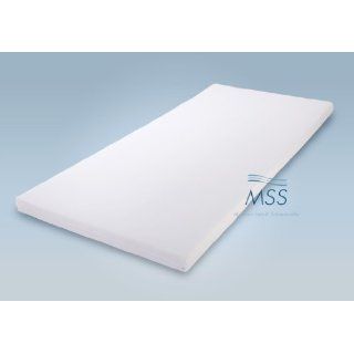 MSS® Viscoelastische Matratzenauflage, Viscoschaum RG50, mit Bezug