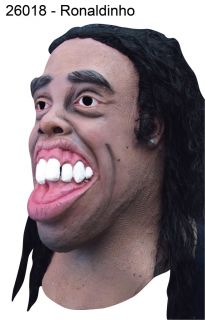 Megastore 247   Scary Halloween Latex Head Neck FaceMask Ronaldinho