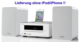 ONKYO CS 245 DAB weiss CD Mini System mit iPod/iPhone Dock   EAN