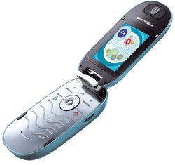 Motorola PEBL U6 teal Handy Elektronik