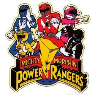 Mighty Morphin Power Rangers Group Rangers Car Magnet