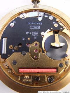 ein Uhrwerk Longines L156.2 Eta 255 411 Quartz Glas Datum