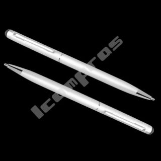2in1 Metall Stylus Stift Eingabestift Kugelschreiber für iPad iPhone