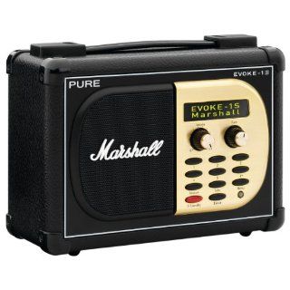 Pure Evoke 1S Marshall tragbares Digitalradio (DAB/DAB+/UKW mit RDS, 7