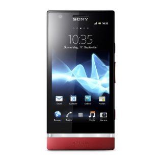 Sony Xperia P Smartphone 4 Zoll rot Elektronik