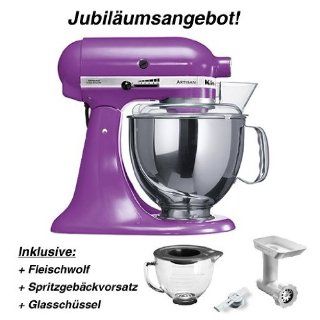 KitchenAid AKTIONSPAKET Küchenmaschine Lila + Zubehör 