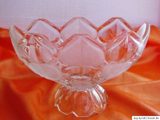 BLEIKRISTALL Kristallschale AUSTEN GLASKUNST Glas SCHALE Blüte Kelch