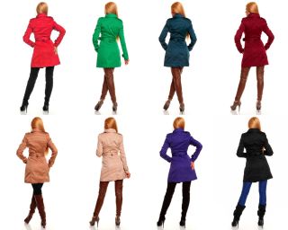 Stylischer Damen Trenchcoat Mantel Jacke Blazer / 8 Farben