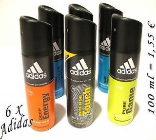 x150ml Adidas Deo diverse Sorten(100ml 1,55€) Deodorant Parfüm